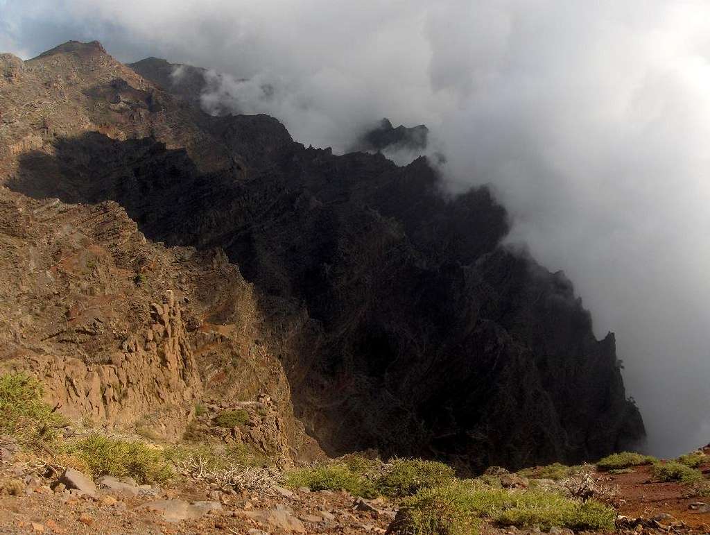 North rim of Caldera de Taburiente