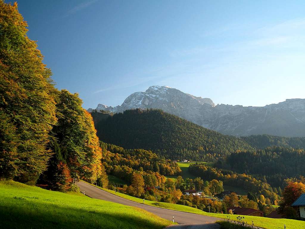 Autumn above Oberau