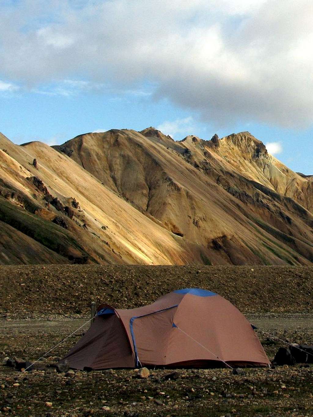 Camping in Landmannalaugar