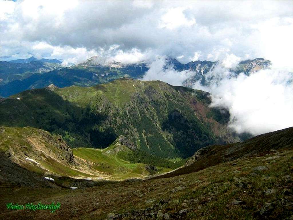 View from Gjeravica peak