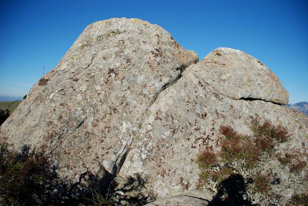 The pinnacle rock climb