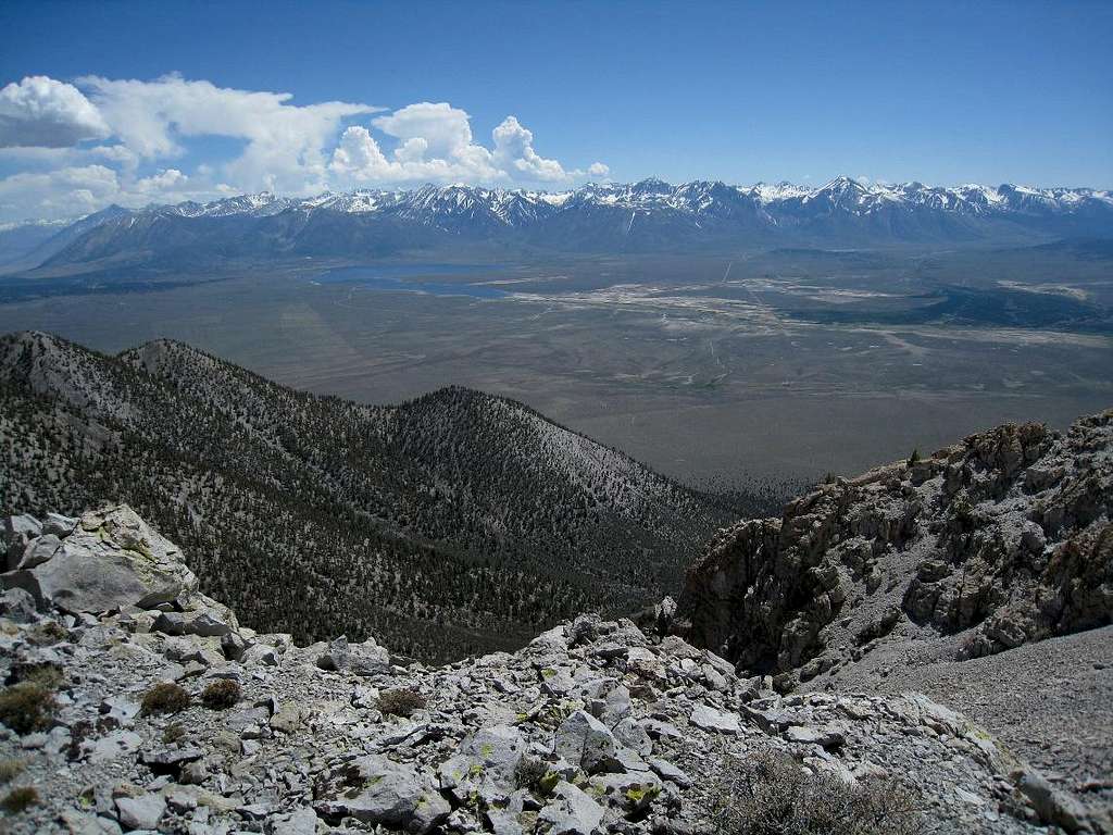 Southwest from Glass Mountain
