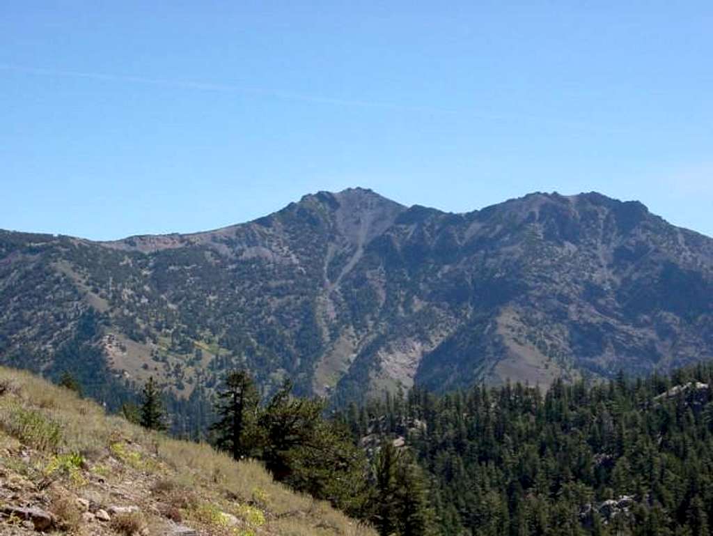 Highland Peak from the PCT,...