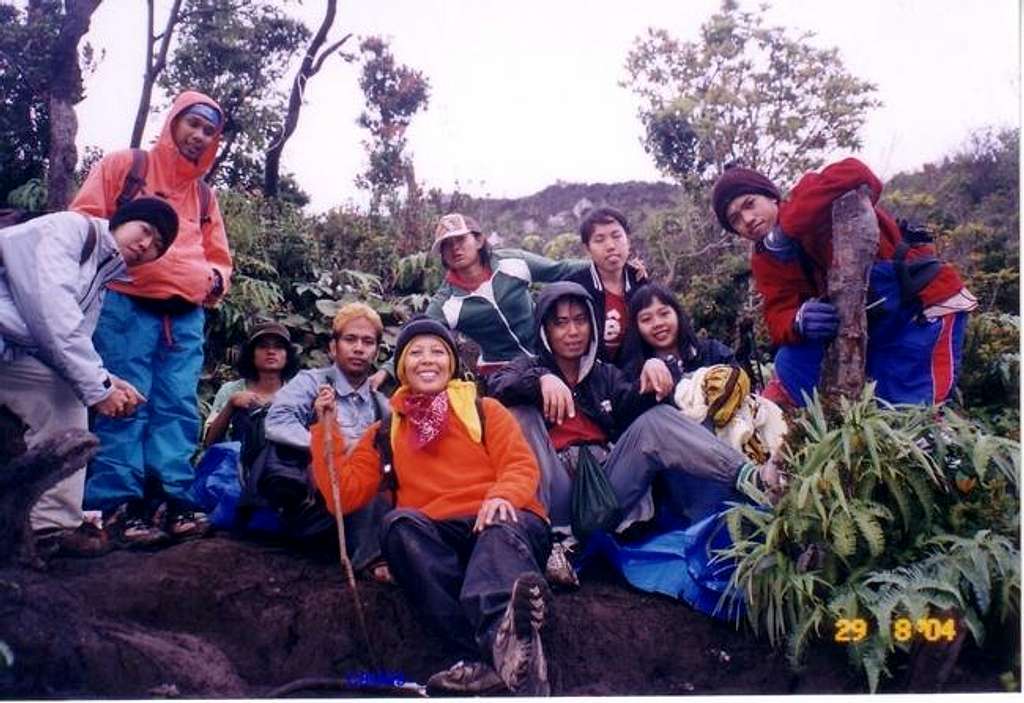 with Padang climbers at cadas
