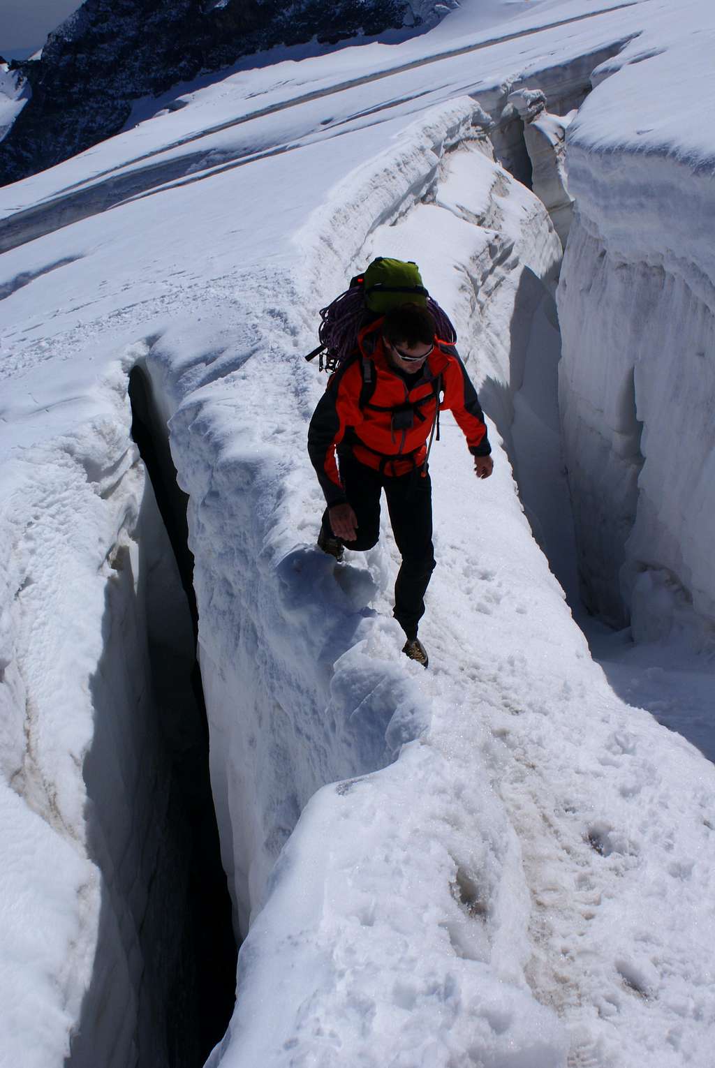 easy walk up on Fee Gletscher