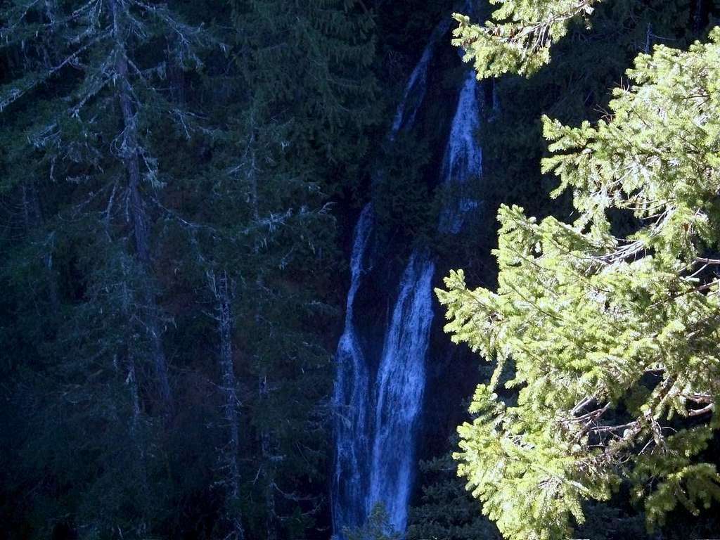 Zoomed in Waterfall