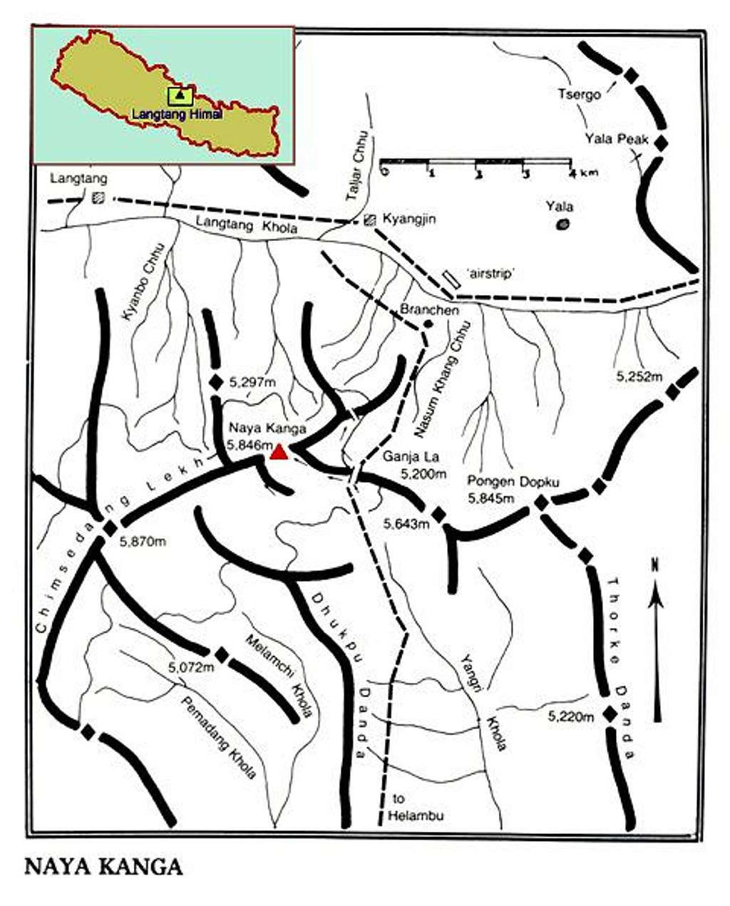 Overview map for Naya Kanga