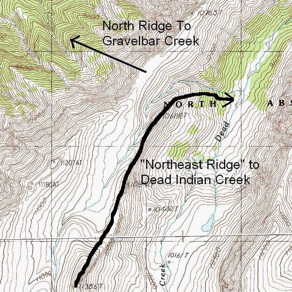 Ridges of Dead Indian Peak