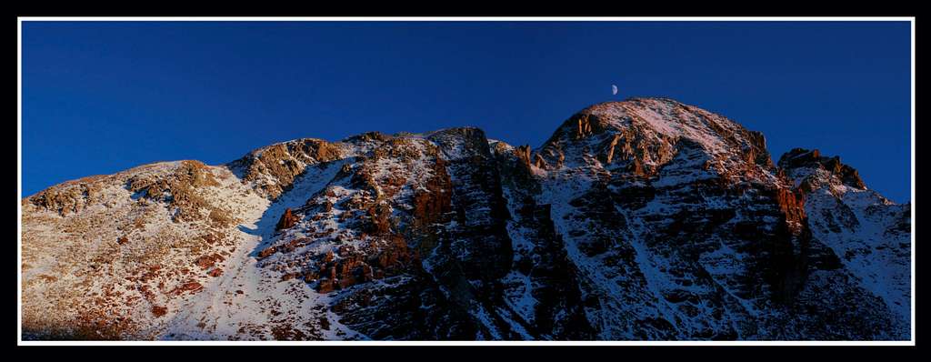 Alpenglow and Moonrise