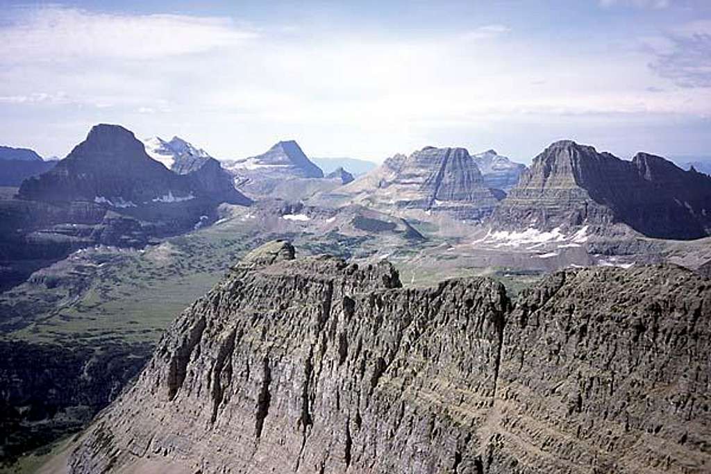 The view of Logan Pass from...