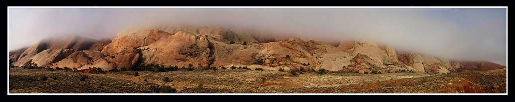 Foggy at Capitol Reef