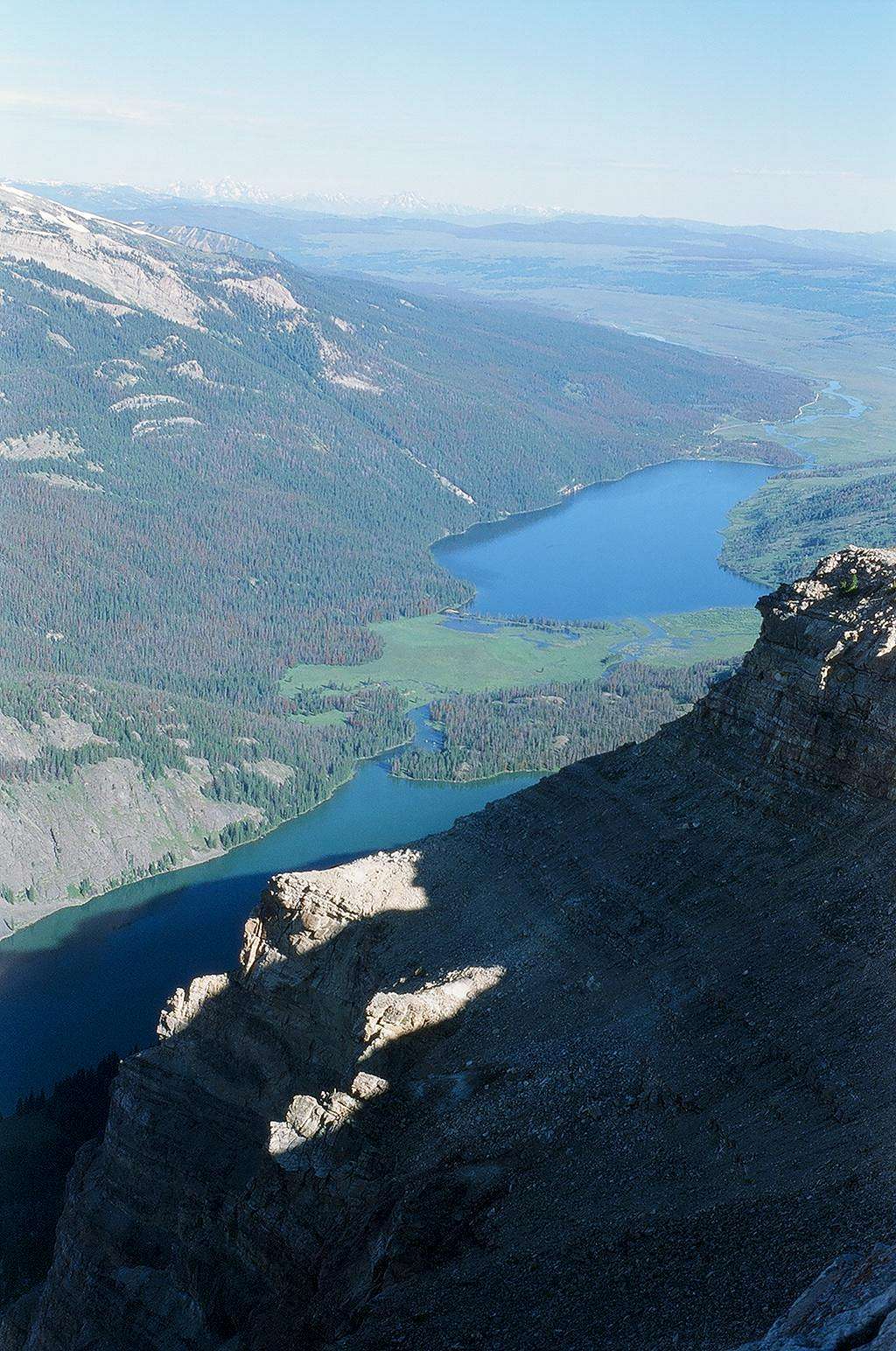 Green River Lakes from White Rock Summit