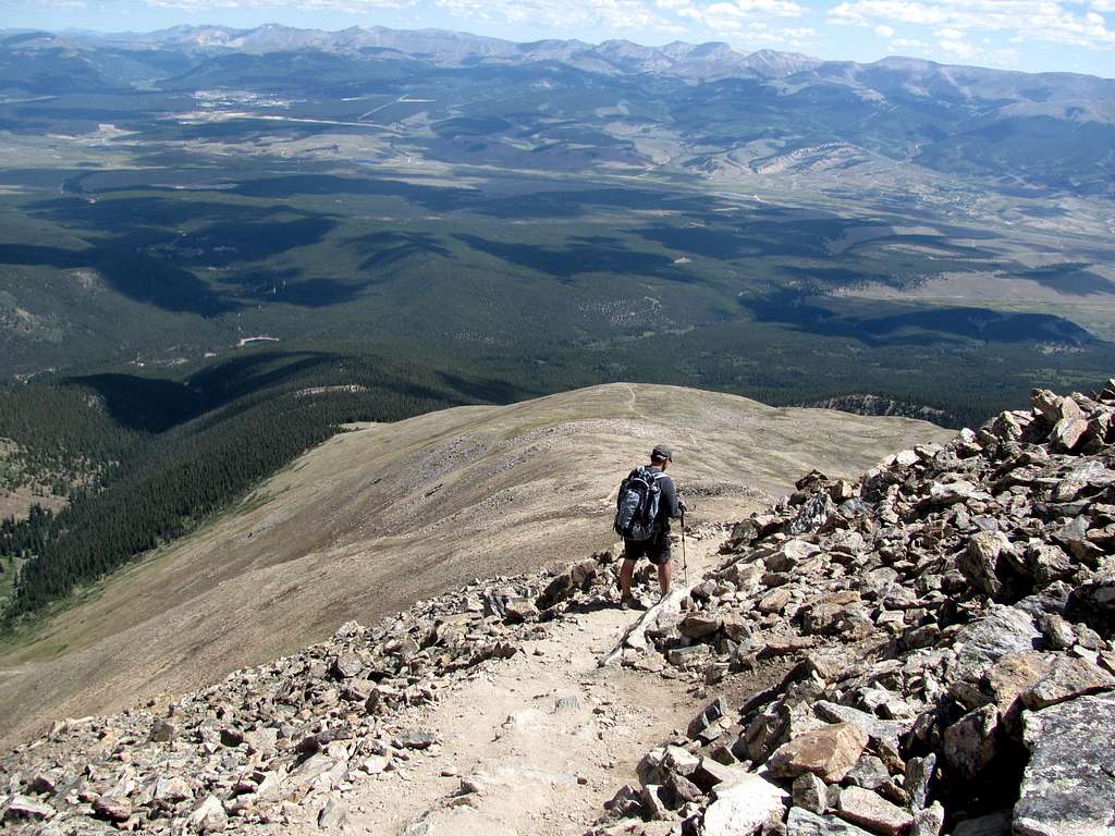 Mt Elbert descent