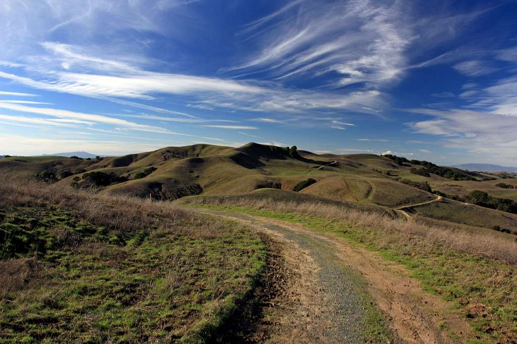 West from the Briones Crest Trail