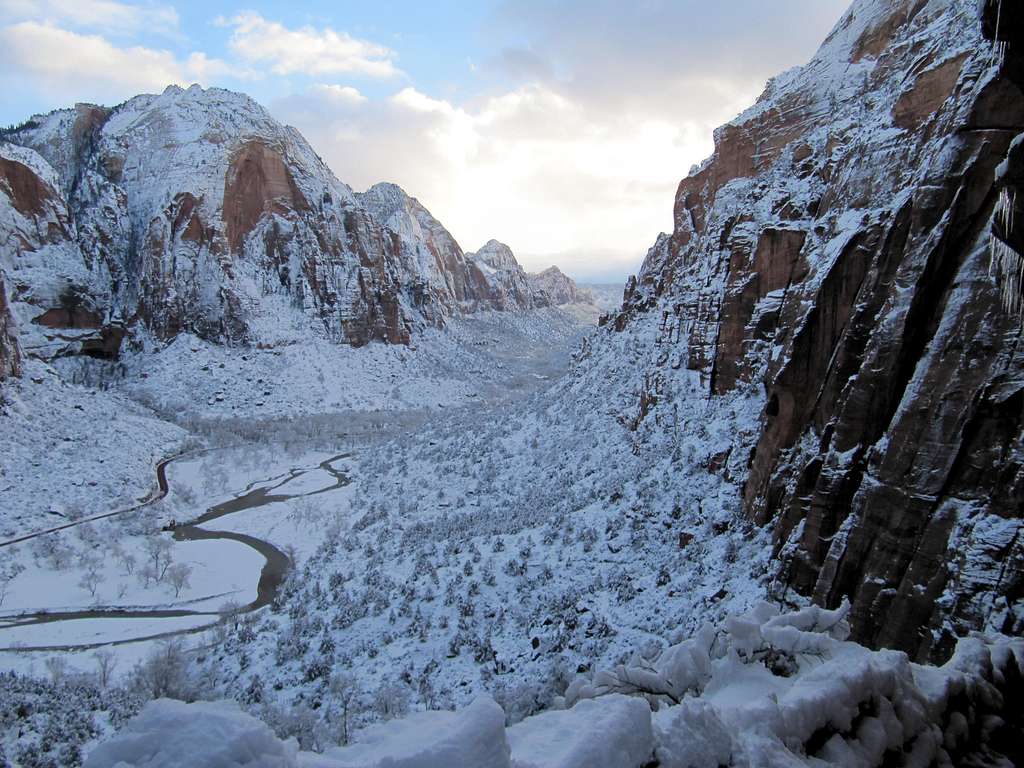 Zion NP Holiday Snowstorm