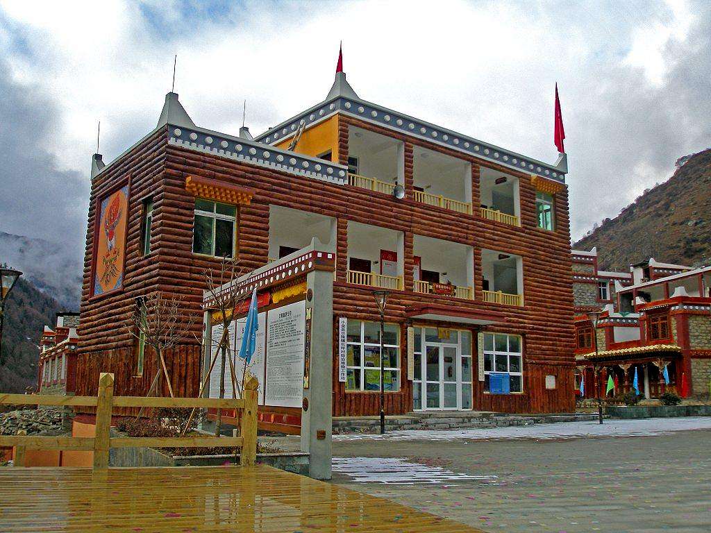 The new office building of the village
