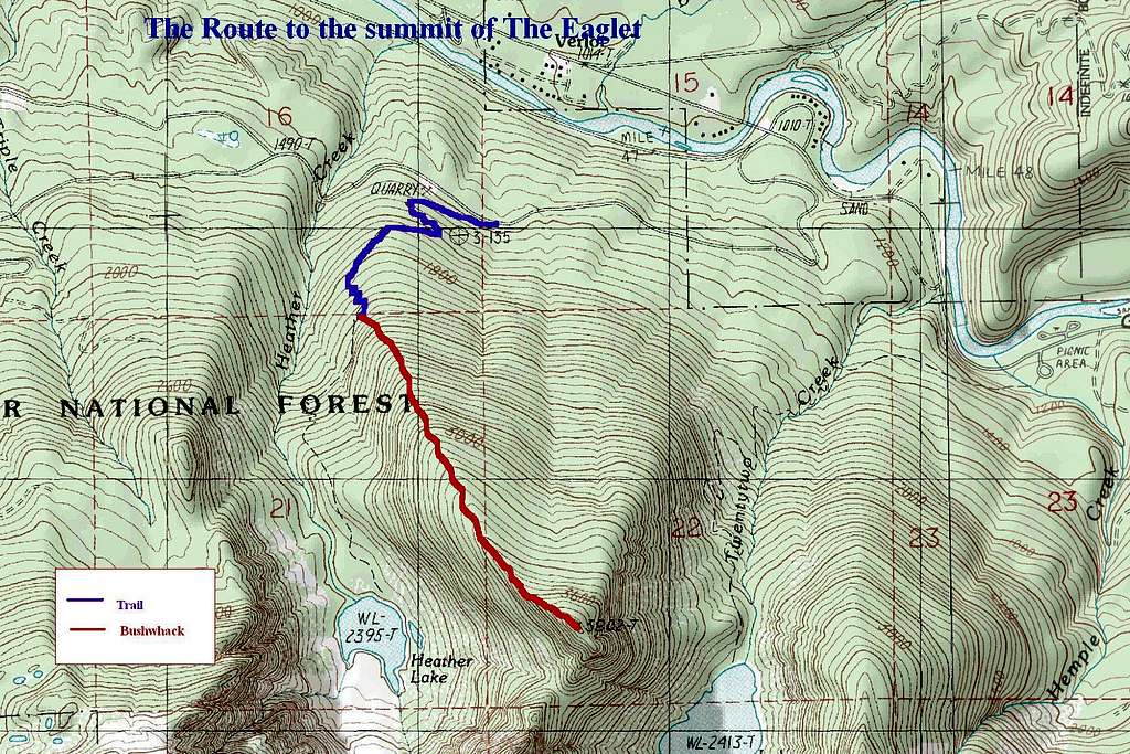 The Route up the Eaglet