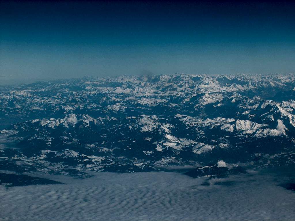 The Chablais and the Arve Valley under the clouds
