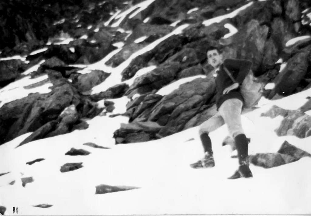  PIC GARIN at beginning on the Shoulder 3208m on 1966 