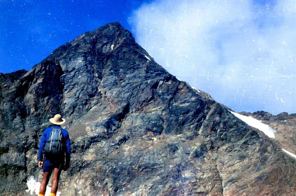 GARIN PEAK (3481m) NE Face and N-NE Edge on 1976 