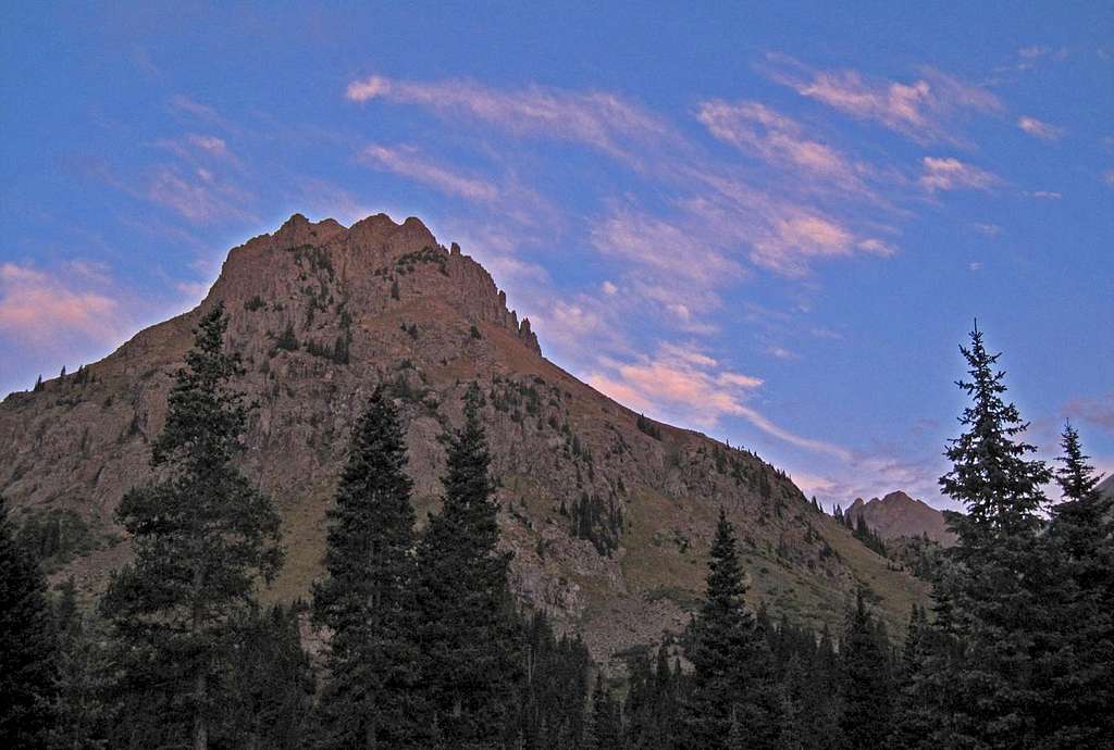 Sunrise and Teakettle Mountain