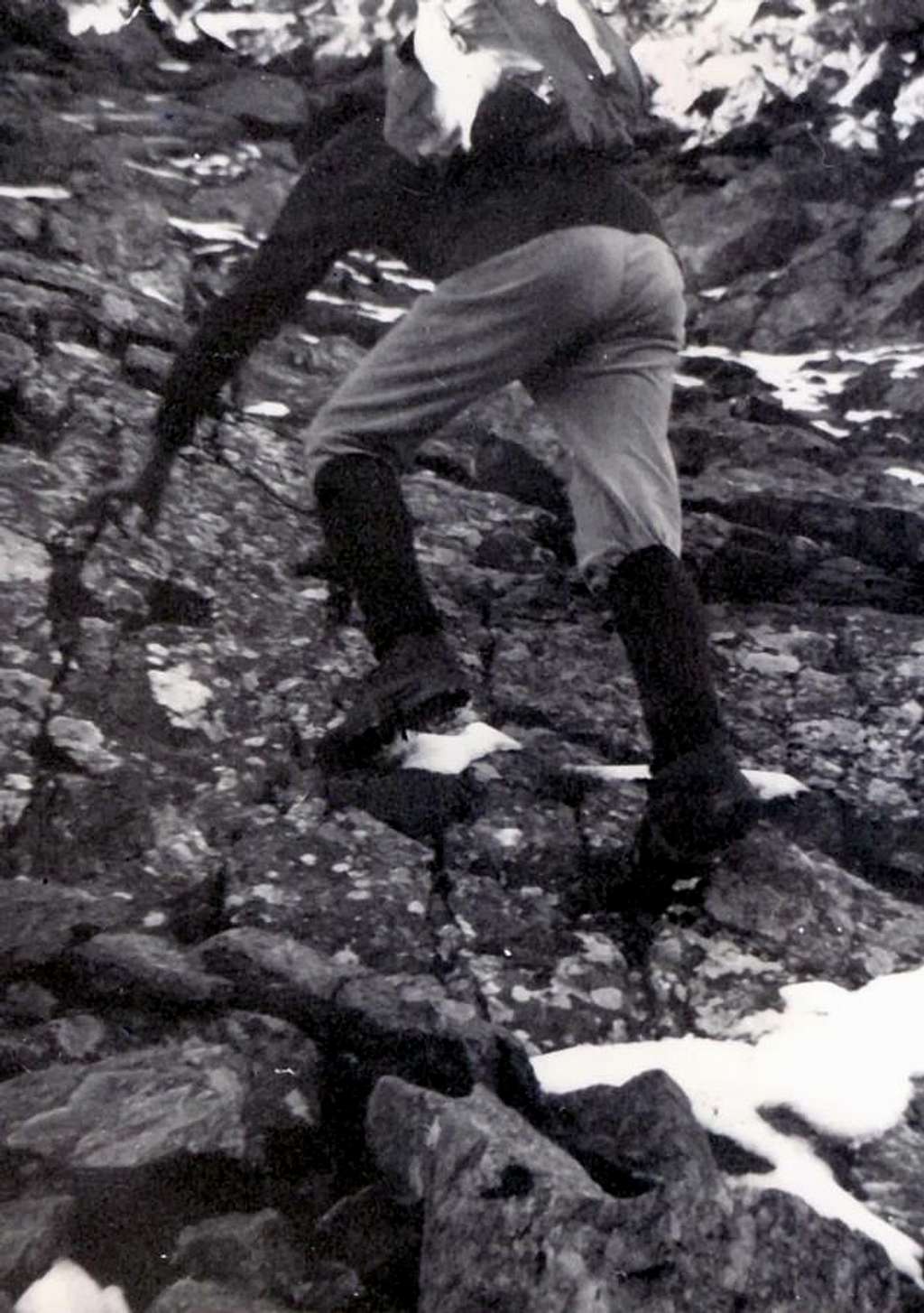 Before the TESTA NERA (2820m),  after the PIC GARIN (3481m) on September 1966   