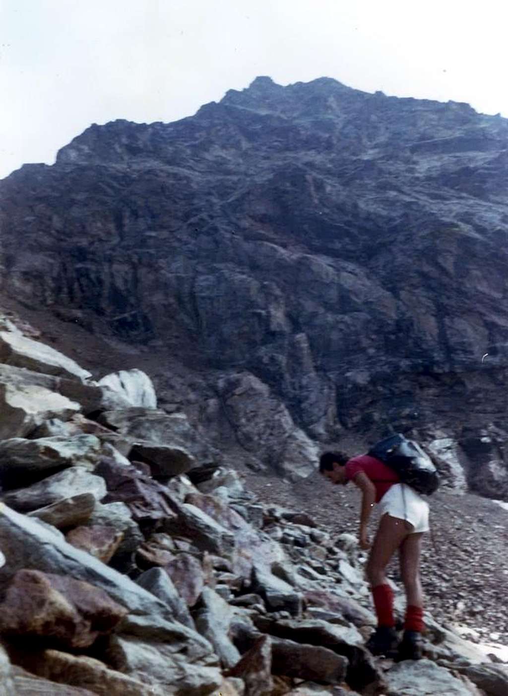  GARIN PEAK South Summit by <b><font color=red>S Wall </font></b>(3480m) on 1973 
