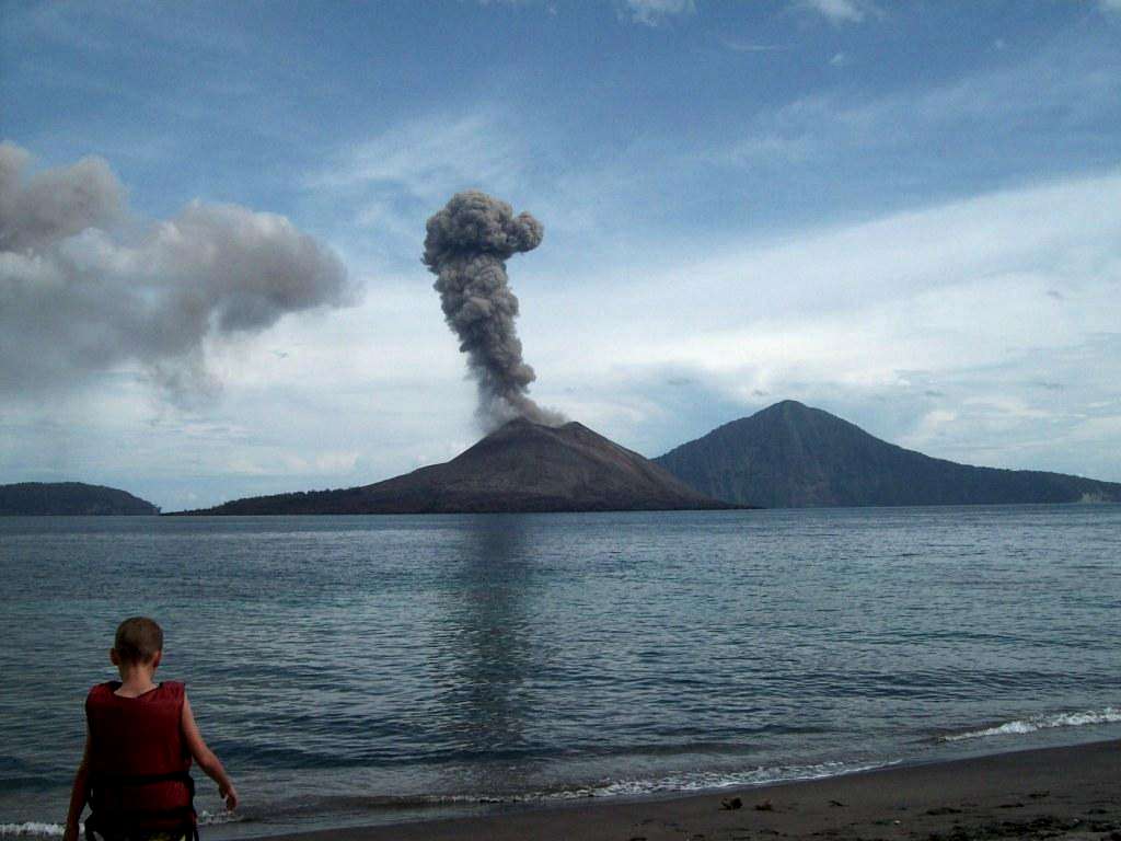 Exploding Krakatau