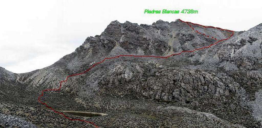 Pico Piedras Blancas Route