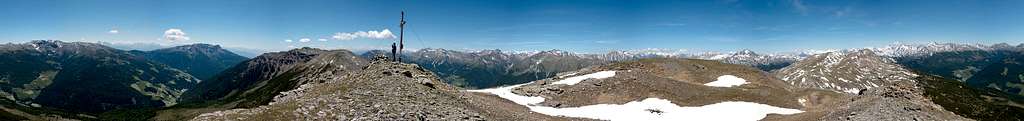 360° summit panorama Hurlerspitze