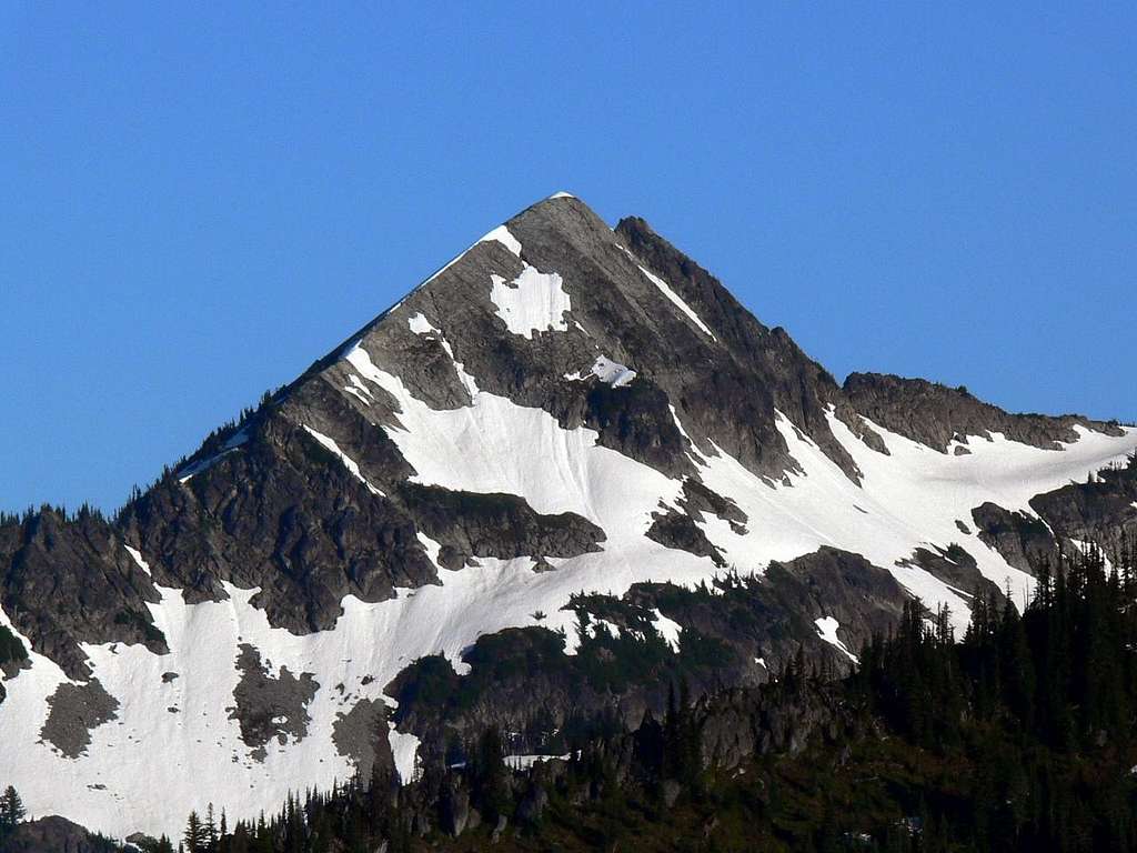 Pyrimid Peak in the Morning