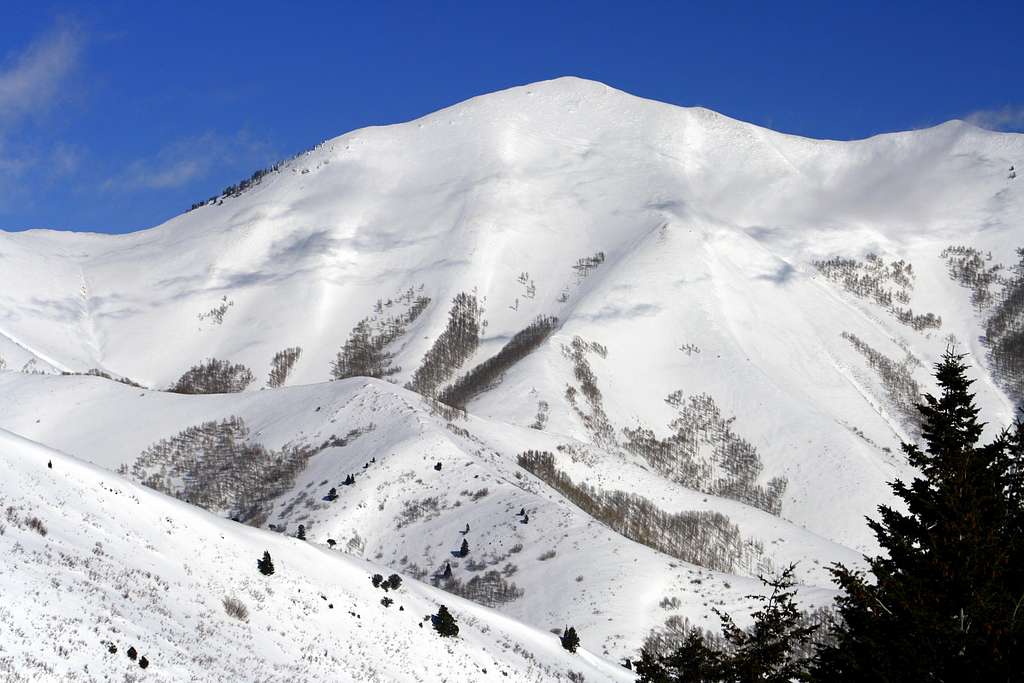 A Winter View of Lowe Peak