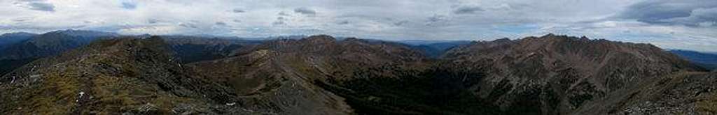 Panorama from the summit of...