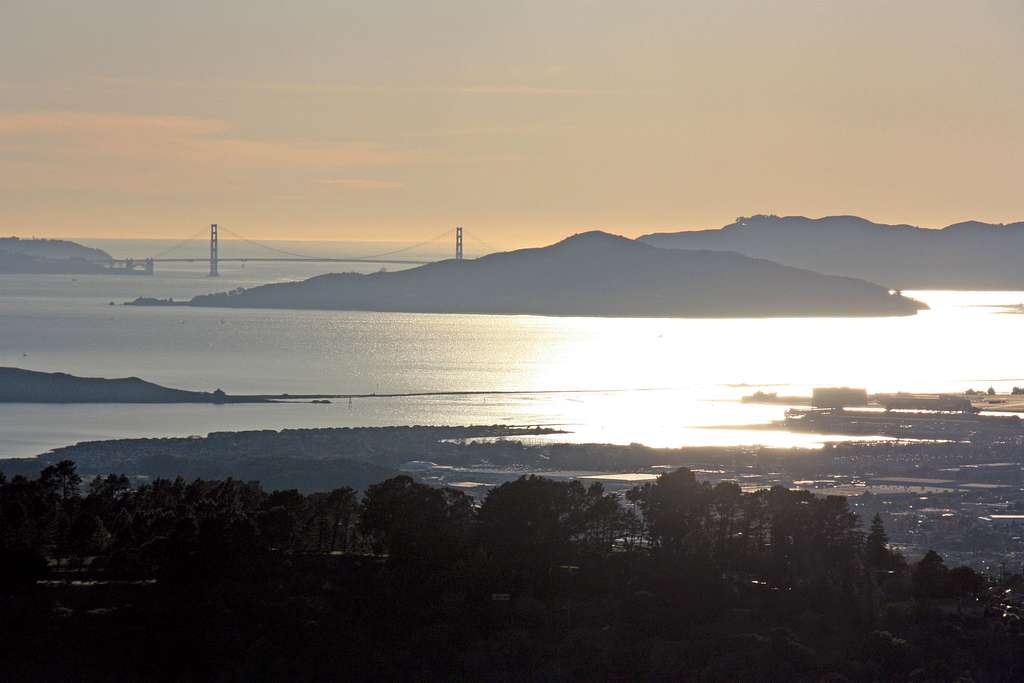 The Golden Gate from San Pablo Ridge