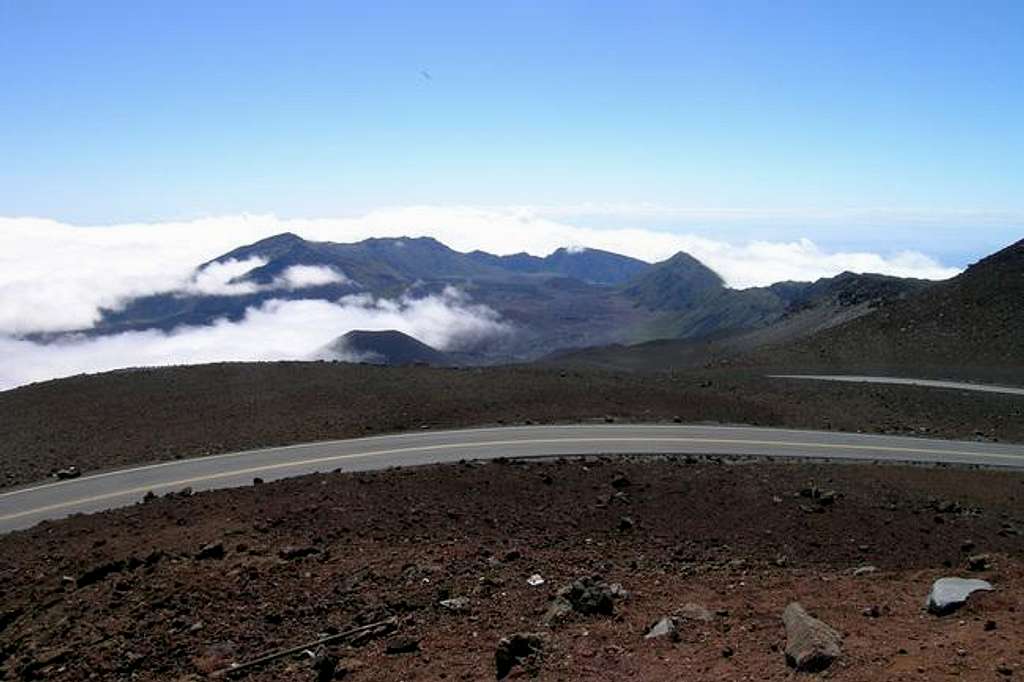 A view of the crater valley...