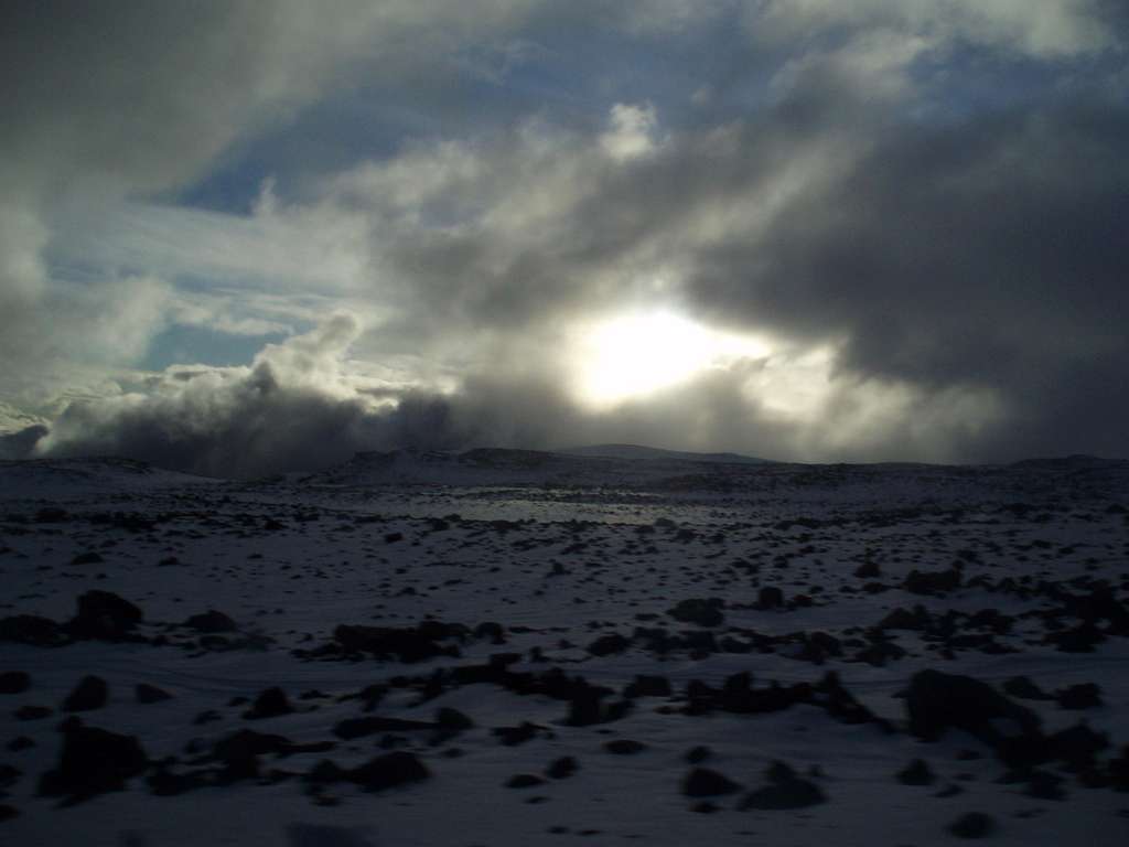Mauna Kea descent view.