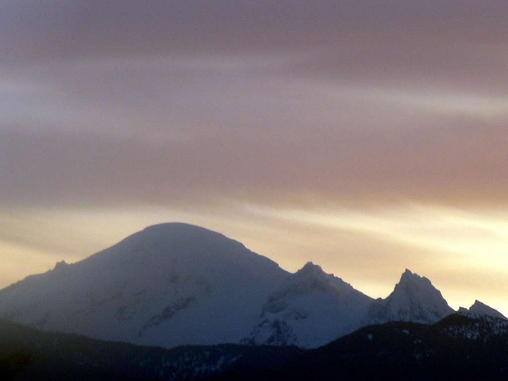 Mount Baker during Sunrise
