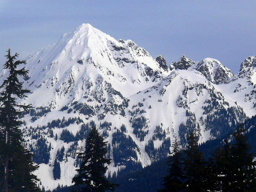 Mount Larrabee during Winter