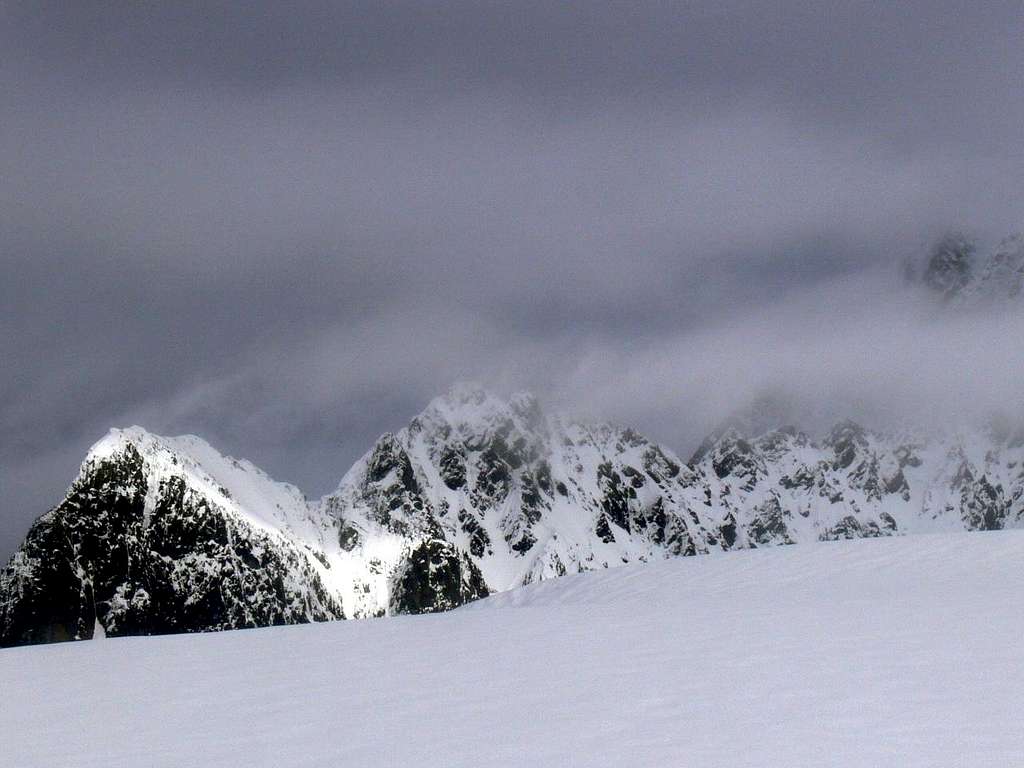 Dark Clouds over Shuksan Arm