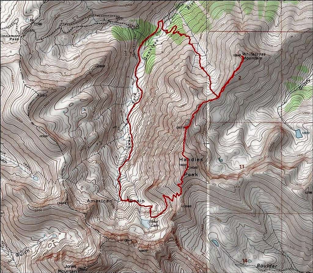 Whitecross Mountain Route