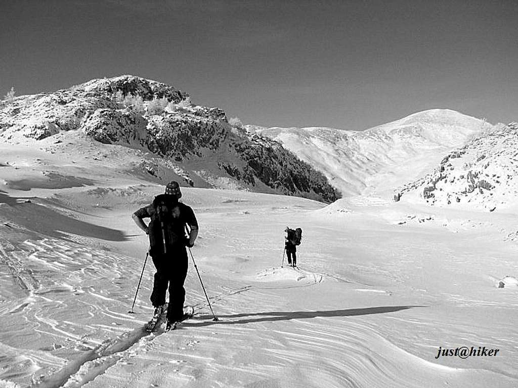 Tour skiing on Bjelasnica mountain