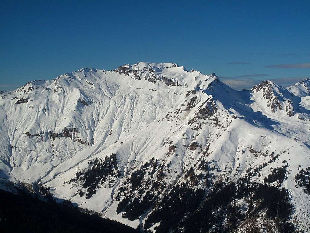 Türchlwand (2577m) in the lower Goldberg group