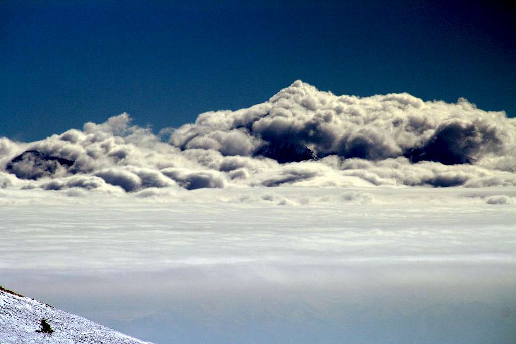 Mount Nebo Covered in a Sea of Clouds