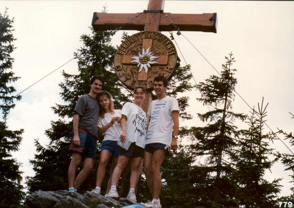 At Kampstein summit cross