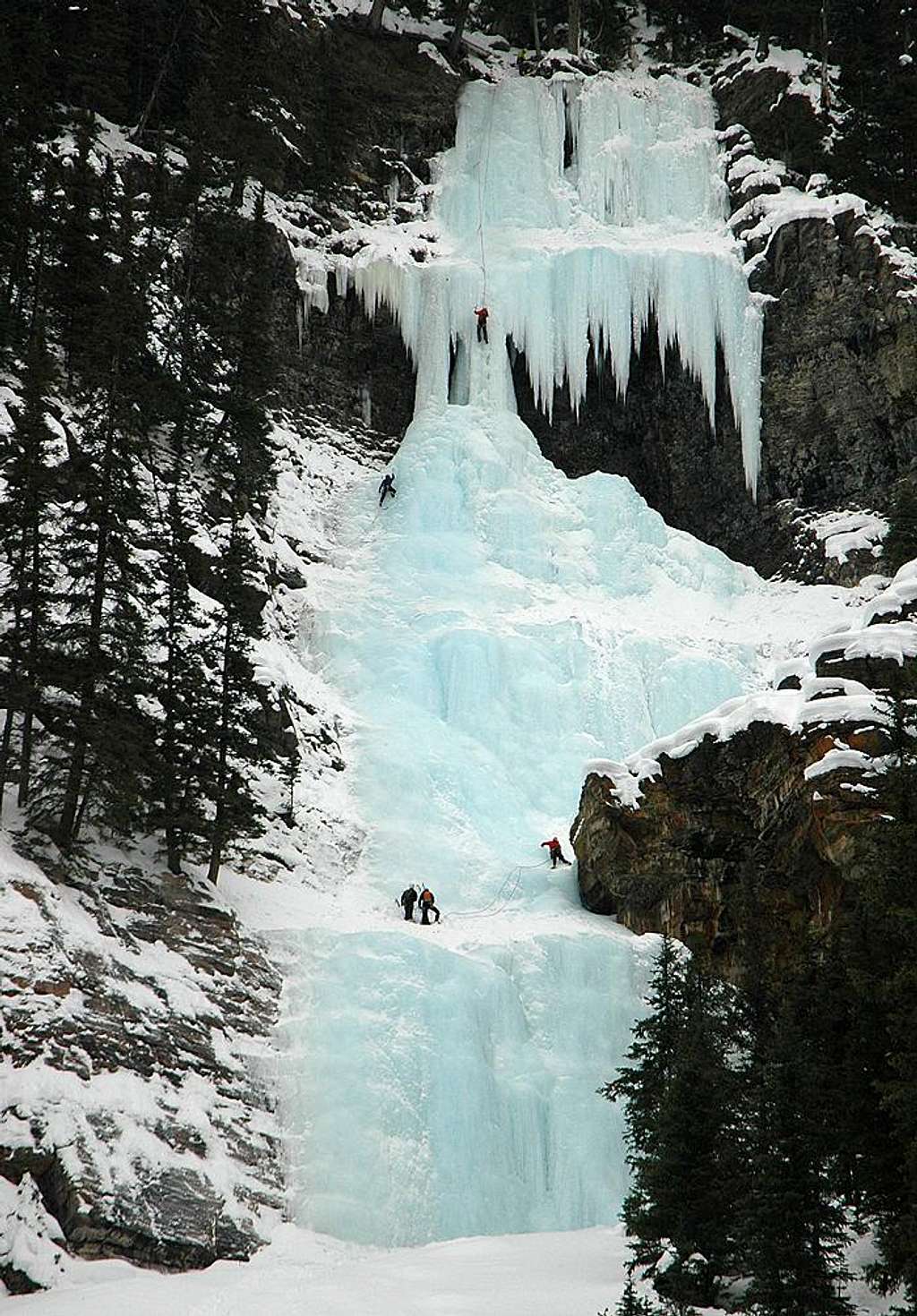 Ice Climbers on Louise Falls