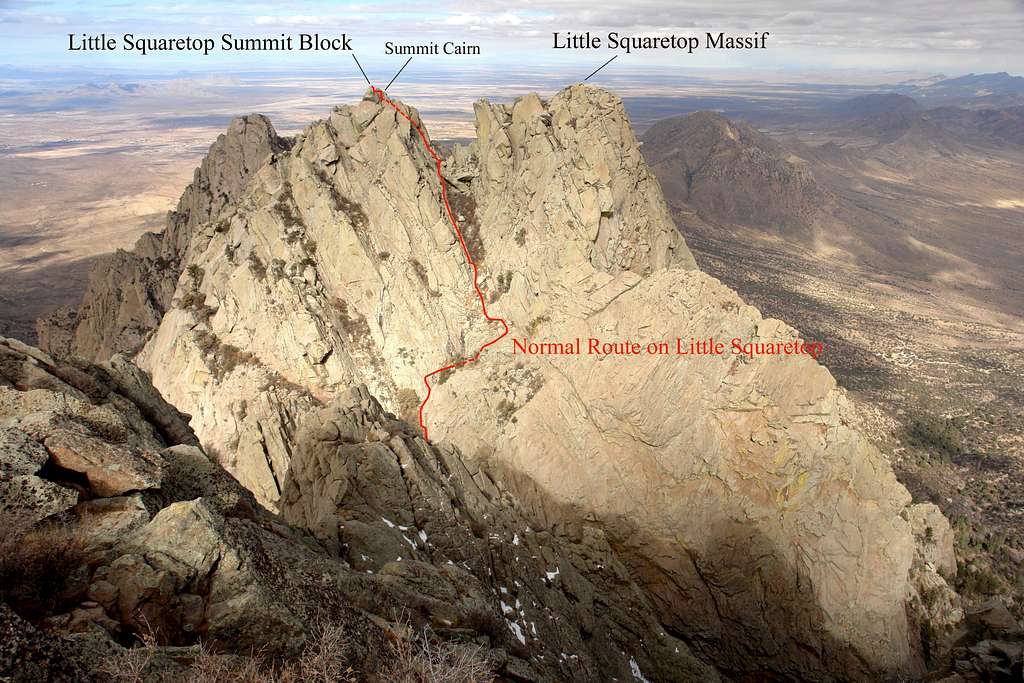 The Normal Route on Little Squaretop
