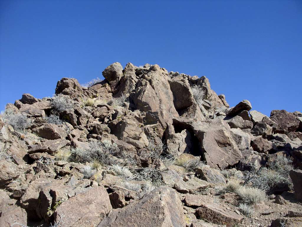 Rose Peak summit rocks