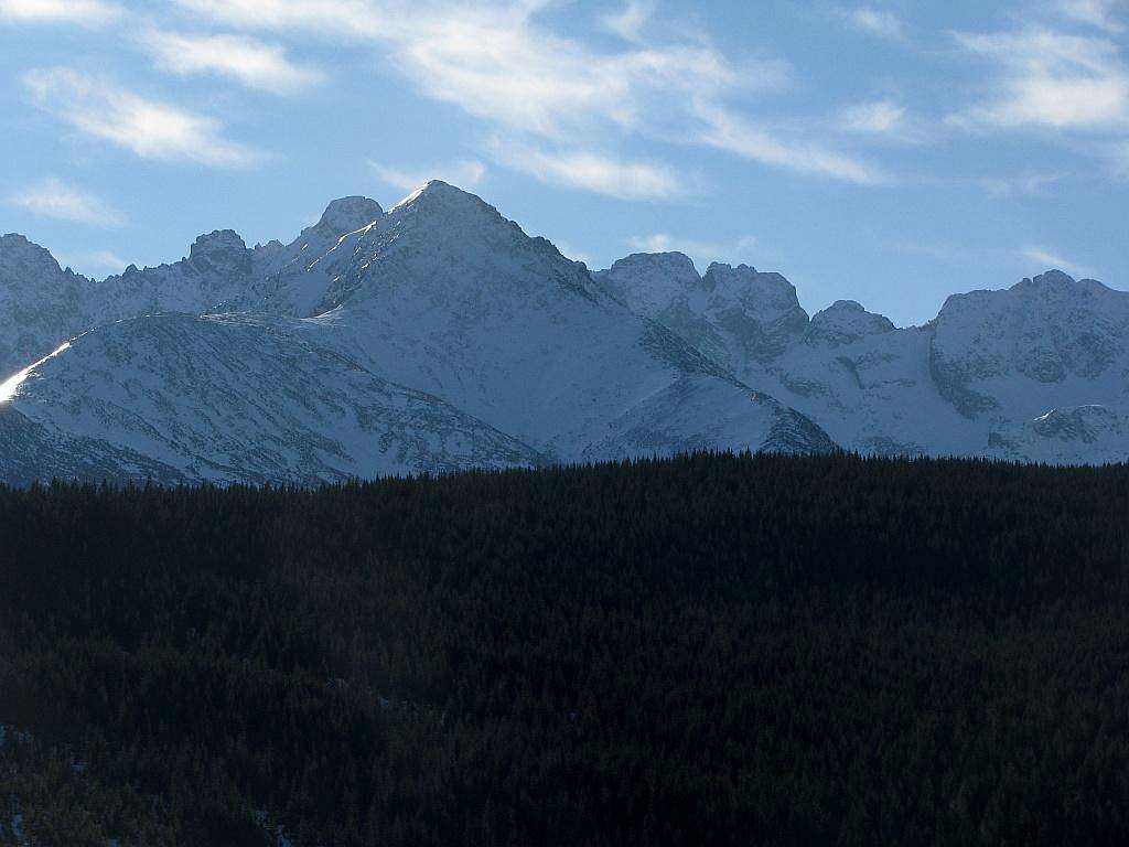 Small part of High Tatras