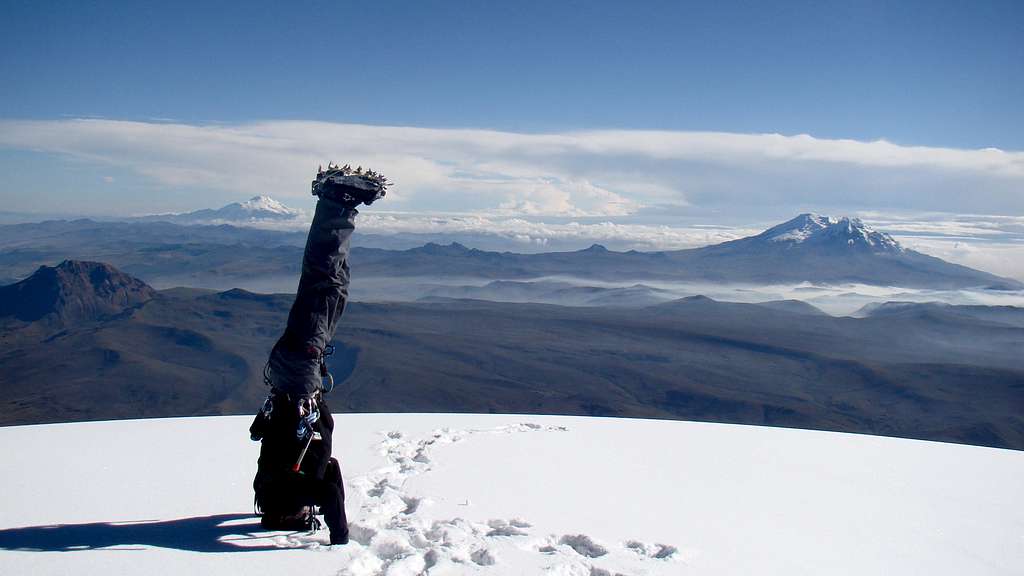 Cotopaxi up side down