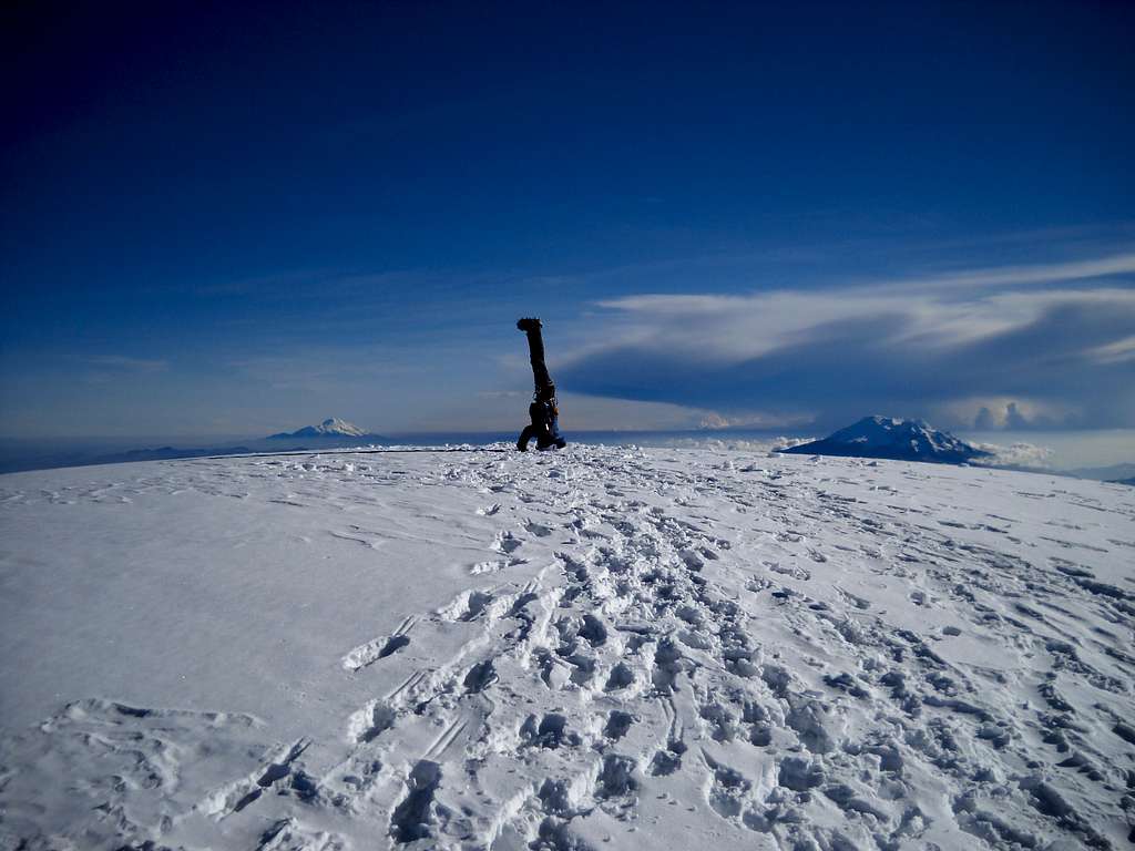 Cotopaxi up side down